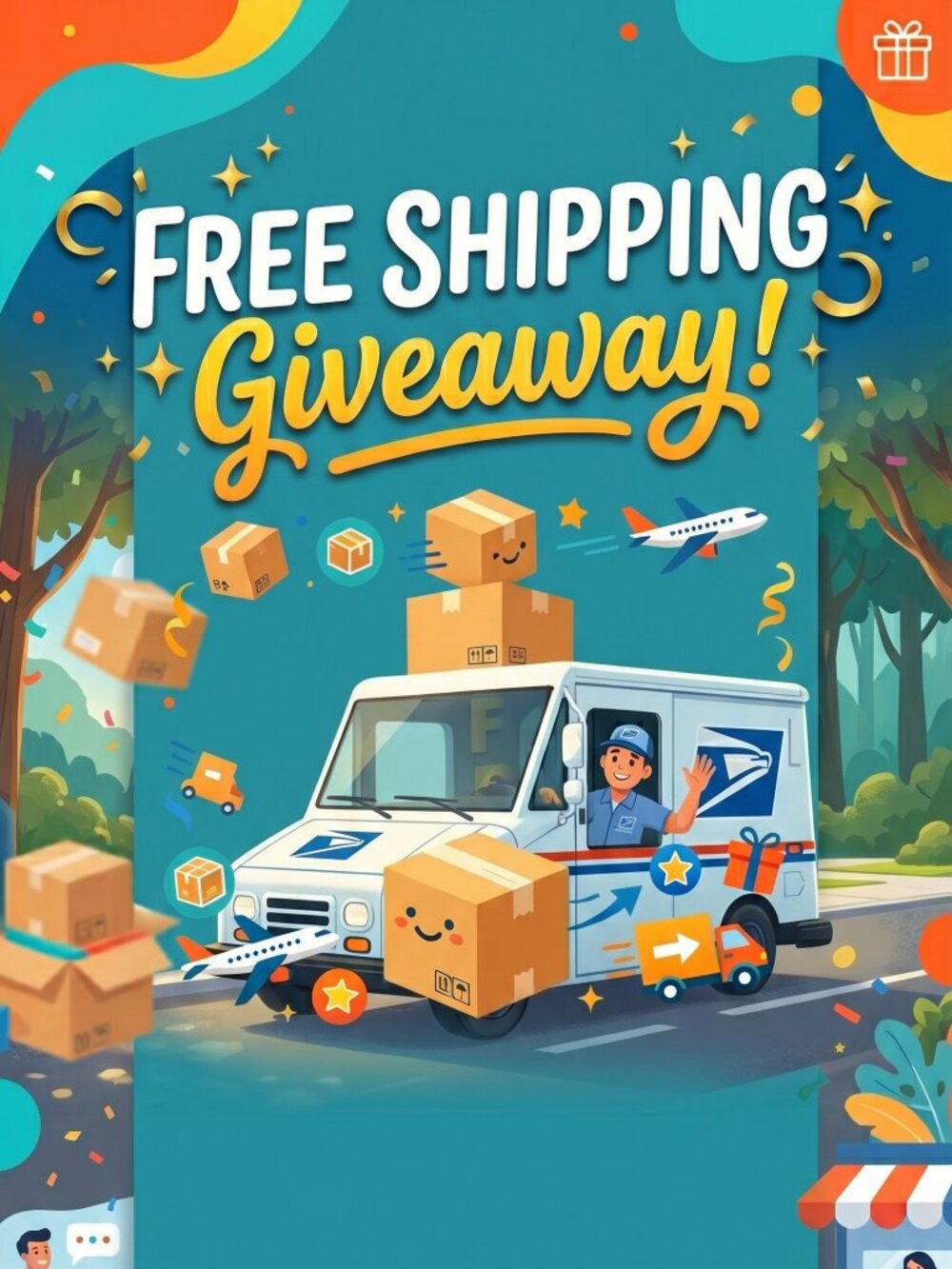 Free Shipping Giveaway